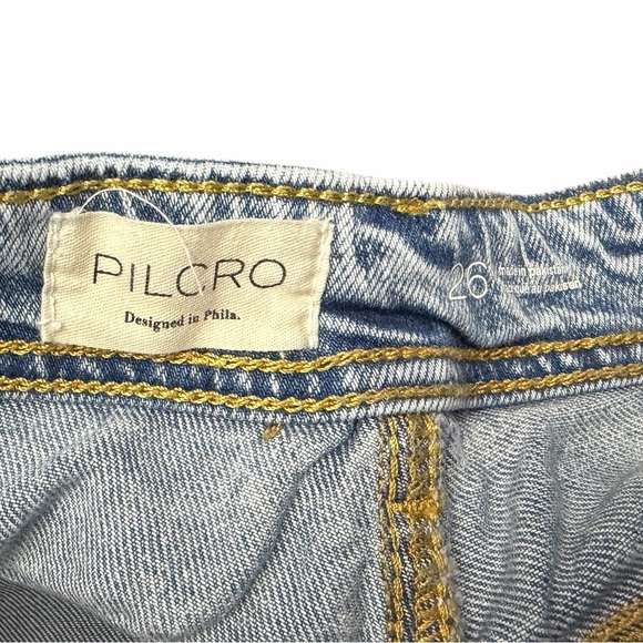 Anthropologie Pilcro The Lonnie Cuffed High-Rise Crop Jeans - Picture 9 of 11